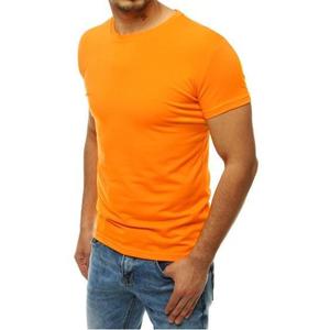 Pánské triko bez potisku světle oranžové RX4190 obraz