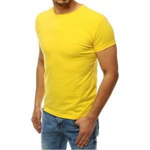 Pánské triko bez potisku žluté RX4194 obraz