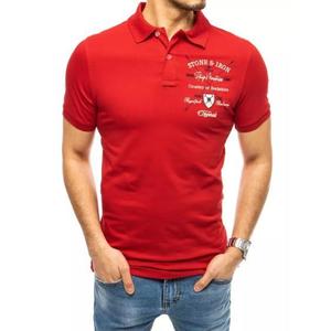 Pánské tričko s potiskem červené SHIELD obraz