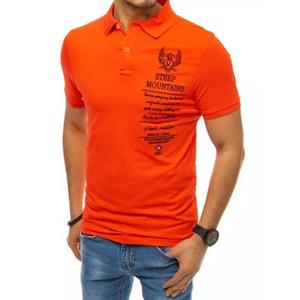 Pánské tričko s potiskem oranžové STEEP obraz