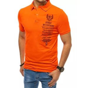 Pánské tričko s potiskem oranžové STEEP obraz