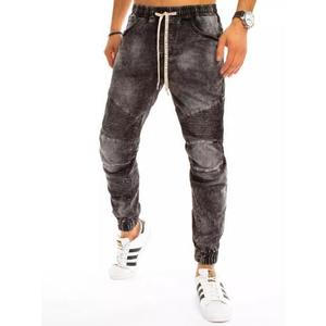Pánské džínové kalhoty tmavě šedá obraz
