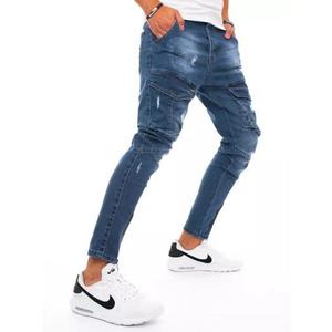 Pánské džínsové jogger kalhoty světle modré YOUTH obraz