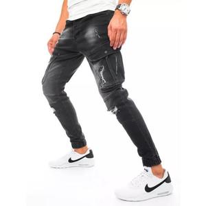 Pánské bojové džíny černá obraz