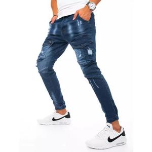 Pánské jogger kalhoty tmavě modré FREE obraz
