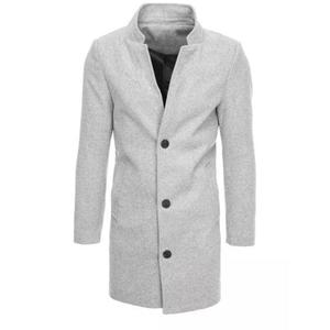 Pánský jednořadý elegantní kabát MARCO šedá obraz