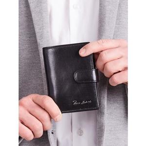 Elegantní vertikální pánská peněženka černá obraz