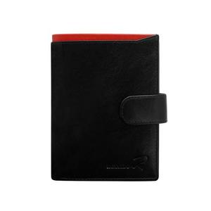 Pánská kožená peněženka s červenou vložkou obraz
