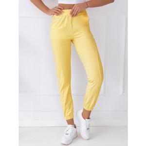 Dámské teplákové kalhoty STIVEL lemon žlutá obraz
