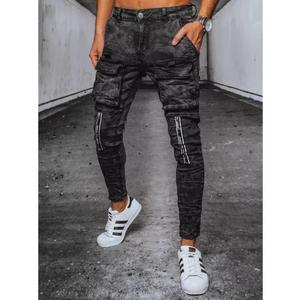Pánské džínové kalhoty OLA černé obraz