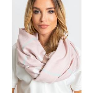 Dámský šátek s třásněmi HAMZA světle růžový obraz