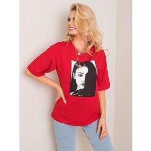 Dámské tričko Žena RUE PARIS červené obraz