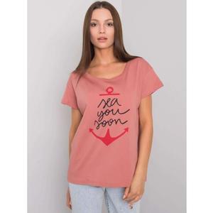 Dámské tričko s potiskem SILVA růžové obraz