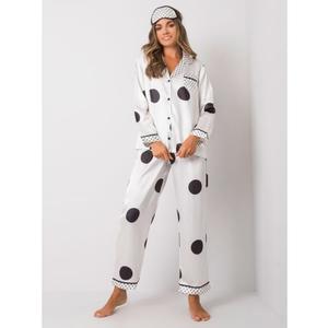 Dámské pyžamo s puntíky PONTS bílé obraz