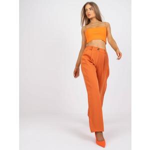Dámské kalhoty se širokými nohavicemi JOSE oranžové obraz