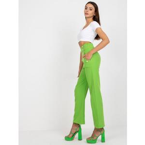 Dámské kalhoty s kapsami ALLEGRA světle zelené obraz