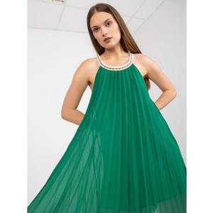 Dámské šaty mini AMABEL tmavě zelené obraz