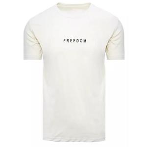 Pánské tričko FREEDOM ecru obraz