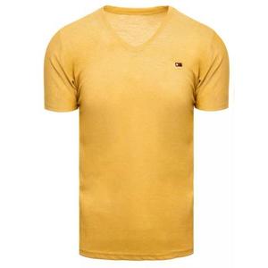 Pánské tričko KETA žluté obraz