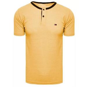 Pánské tričko BUTTONS žluté obraz