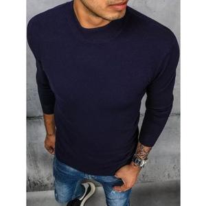Pánský svetr s rolákem NECK tmavě modrý obraz