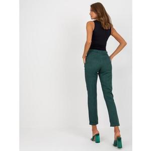 Dámské kalhoty EMMA tmavě zelené obraz