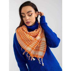 Dámský šátek se střapci ARAFAT oranžovo-béžový obraz