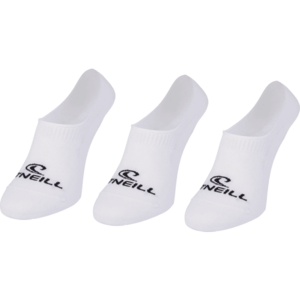 O'Neill FOOTIE 3PK Unisex ponožky, bílá, velikost 43/46 obraz