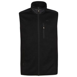 Willard CROFTON Pánská kombinovaná fleecová vesta, černá, velikost obraz
