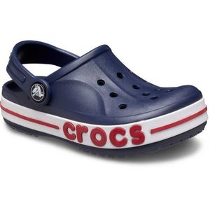 Crocs BAYABAND CLOG T Dětské pantofle, tmavě modrá, velikost 25/26 obraz