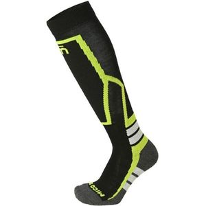 Mico CALZA SKI WARM CONTROL MEDIUM K Dětské vysoké lyžařské ponožky, černá, velikost M obraz