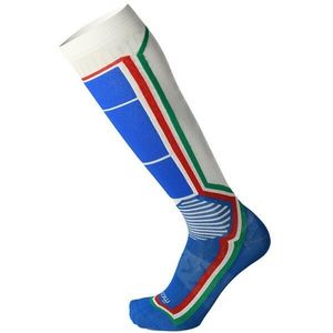 Mico CALZA SKI LIGHT ODOR ZERO X-STATIC Vysoké lyžařské ponožky, bílá, velikost L obraz