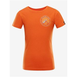 Oranžové dětské tričko ALPINE PRO Oboto obraz