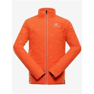 Oranžová pánská outdoorová bunda s úpravou DWR ALPINE PRO Barit obraz