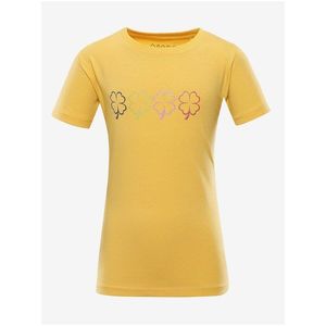Žluté holčičí tričko NAX Goreto obraz