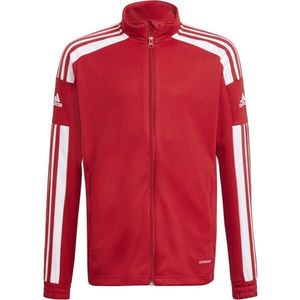 adidas SQUADRA 21 JACKET Chlapecká fotbalová mikina, červená, velikost obraz