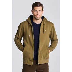 MIKINA GANT D2. SHERPA FLEECE ZIP SWEAT HOODIE zelená XXXL obraz