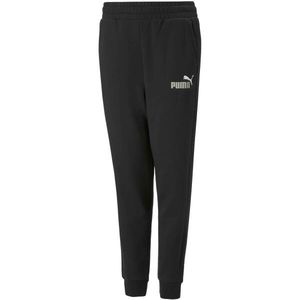 Puma ESSENTIALS + 2 COL LOGO PANTS Chlapecké tepláky, černá, velikost obraz