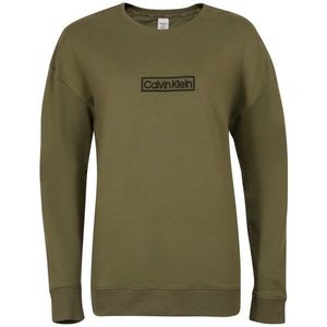 Calvin Klein REIMAGINED HER L/S SWEATSHIRT Dámská mikina, khaki, velikost obraz