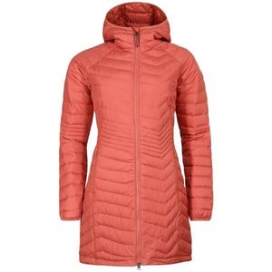 Columbia POWDER LITE MID JACKET Dámská dlouhá zimní bunda, lososová, velikost obraz