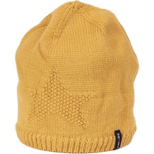 Finmark WINTER HAT Dámská zimní pletená čepice, žlutá, velikost obraz