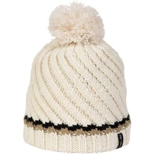 Finmark WINTER HAT Zimní pletená čepice, béžová, velikost obraz