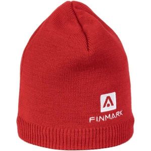 Finmark WINTER HAT Zimní pletená čepice, červená, velikost obraz