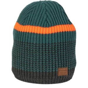 Finmark WINTER HAT Zimní pletená čepice, tmavě zelená, velikost obraz