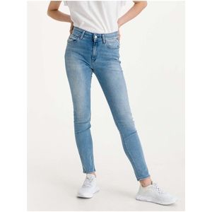 Modré dámské skinny fit džíny Replay Luzien Jeans obraz