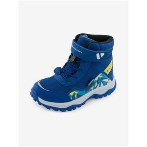Modré dětské zimní kotníkové boty ALPINE PRO Colemo obraz