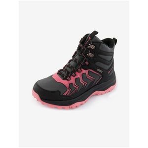 Růžovo-černé dámské kotníkové outdoorové boty ALPINE PRO Guiba obraz