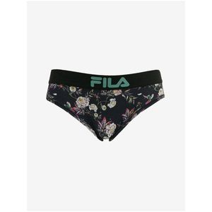 Černé dámské květované kalhotky FILA obraz