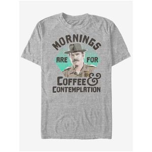 Hopper Mornings Are For Coffee Contemplation ZOOT. FAN Netflix - unisex tričko obraz