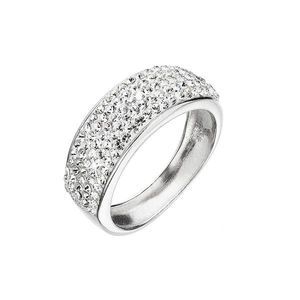 Evolution Group Stříbrný prsten s krystaly Preciosa bílý 35031.1 crystal obraz